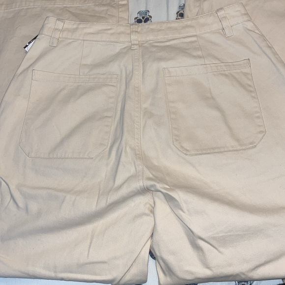 ROLLAS High Rise Wide Leg Jeans size 10/Medium beige - Picture 7 of 11